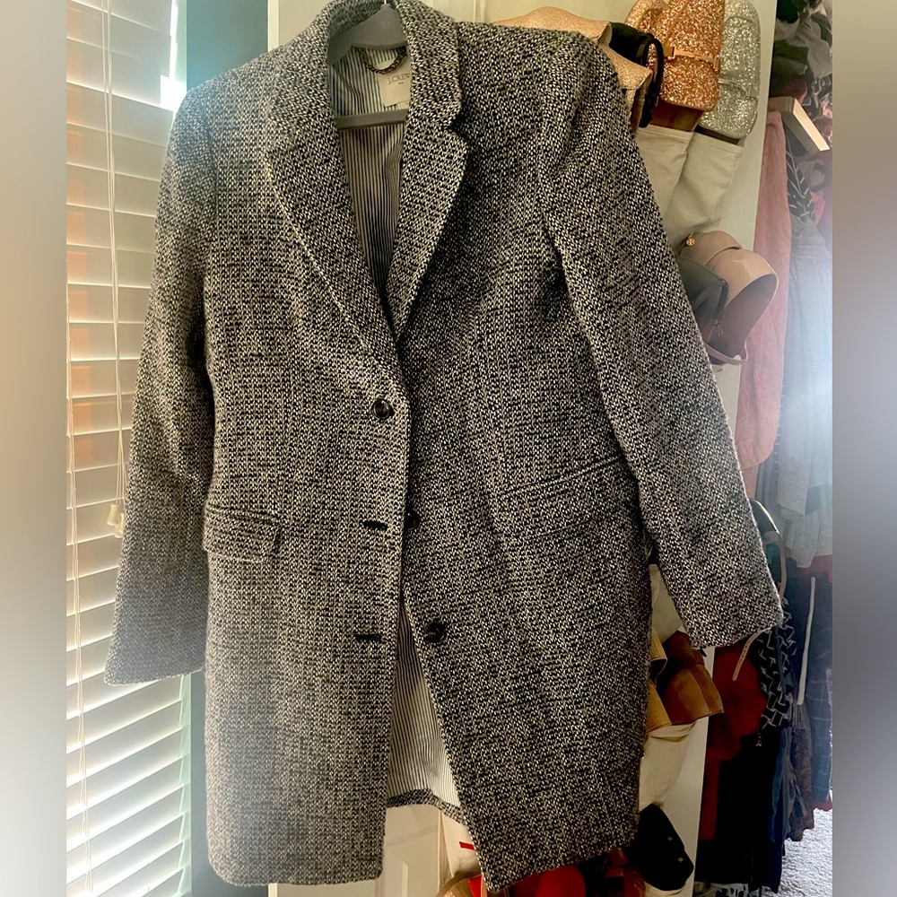 EUC JCrew top coat